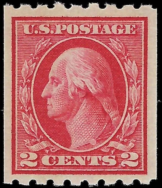 1912 USA - Scott 411 Coil - MNH, OG - Choice Centering!