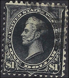 c1895 - #276a Perry $1 USA Postage Stamp - Used - Solid
