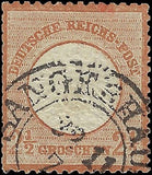 c1872 Germany 2 1/2gr - Scott 19 - Used - Solid - Cat= $67.50!