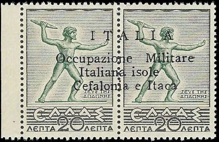 1941 Ionian Islands Occupation - Sc# N3 - MNH, Undisturbed OG - Nice!