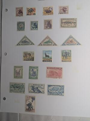 Large Lot of International Stamps on Album pages! - M&U - See ~348 Photos!