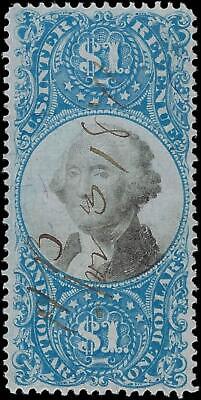 VEGAS - 1862-71 Revenue - Scott R118 - Centering! -Nice Looking! - No Cut