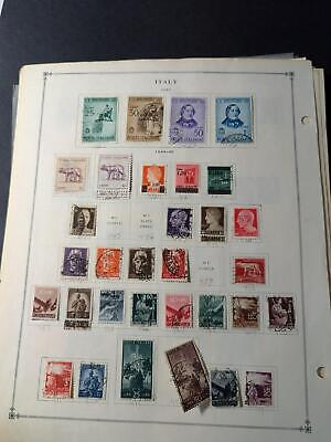 VEGAS - About WW2 to 1992 Italy on Scott Pages - Very Well Filled! - 134 Pics