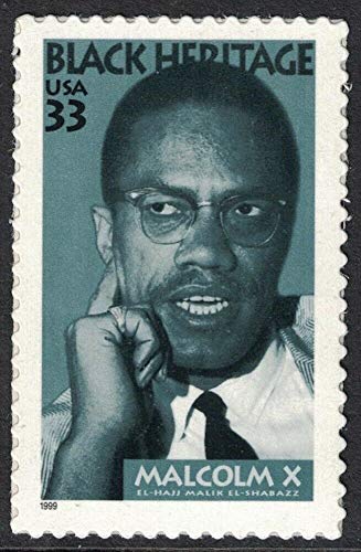 1999 Malcolm X Black Heritage Single 33c Postage Stamp - Scott 3273 - MNH,OG