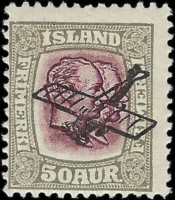 VEGAS - 1929 Iceland Air Post 50a - Scott C2 - MH, OG