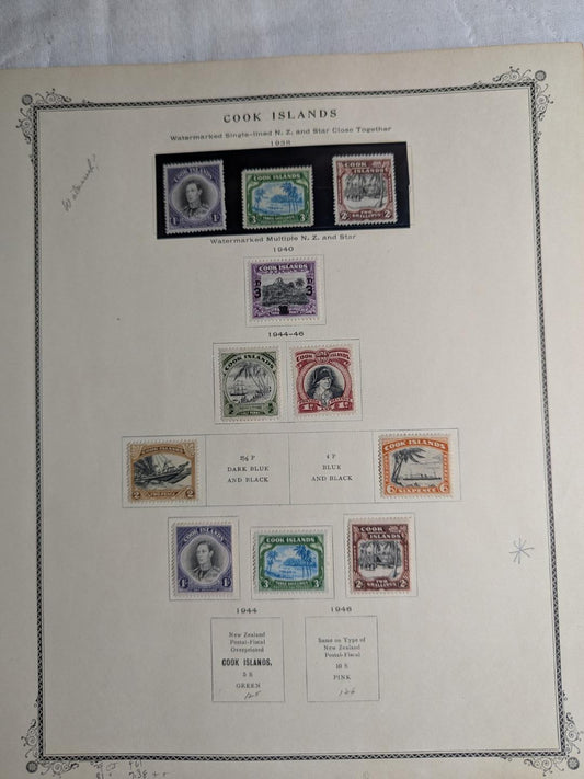 Very Nice Cook Islands on Scott Specialty Pages - Mint -See ~54 Photos