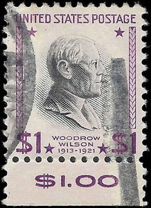 c1938 $1 "Prexie" with $1.00 Inscribed - Sc# 832 - Used
