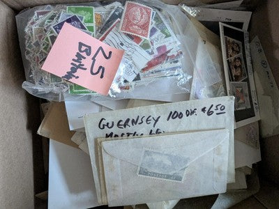 Great Britain Stamps in bags, etc Unopened From Estate! Many Better! -105 Photos