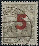 c1919 - Poland Scott # 77 5pf Surcharge - With Cert! Used - Rare - Cat= $360!