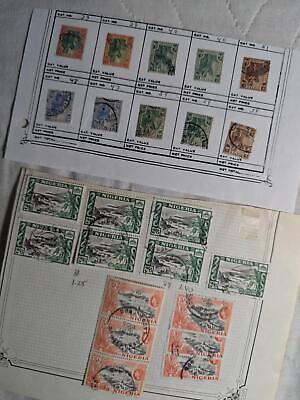 VEGAS - British Colonial Mix on Hinged Pages - Some Better Issues ~24 Photos!