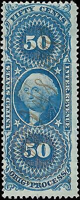 VEGAS - 1862-71 Revenue - Scott R60c - Light Cancel - Solid - Sharp Color