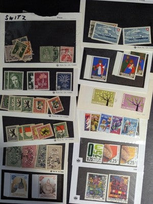 Quantity Europe Stamps in Bags & Stock Pages Unchecked From Estate! -78 Photos