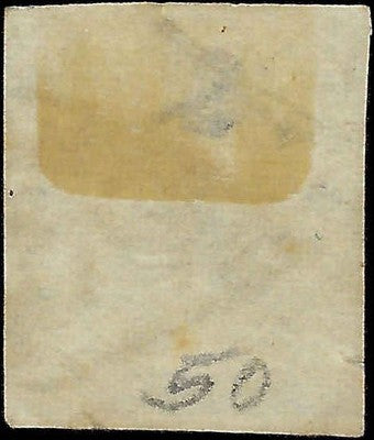 c1869 Wurttemberg 7kr - Scott 50 - Used - Nice Margins - Small Thin Behind Hinge