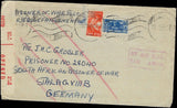 WW2 Cover & Christmas Letter from South Africa to POW in Germany Stalag VIIIB