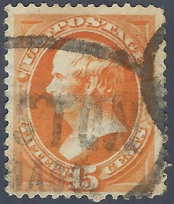 1879 USA - (Probably) Scott 189 - 15c - Very Well Centered!