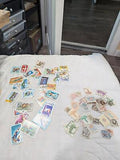 Sizable Lot of International Stamps Some Better - Old & More Modern - 49 Photos