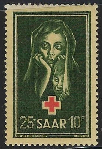 1951 Saar Semi Postal Sc# B82 - MNH, Undisturbed OG - Nice!