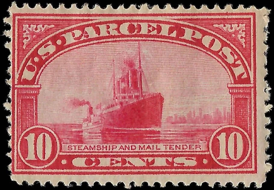 1913 USA Parcel Post - Scott Q6 - MH, OG - a Few Chewed Perfs