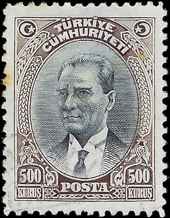 c1930 - Turkey Scott # 704 - Used (Light Cancel) - Very Nice!