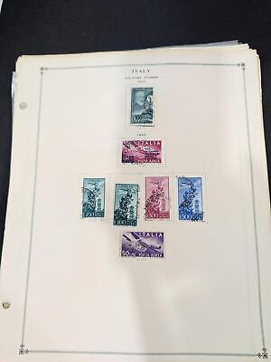 VEGAS - About WW2 to 1992 Italy on Scott Pages - Very Well Filled! - 134 Pics