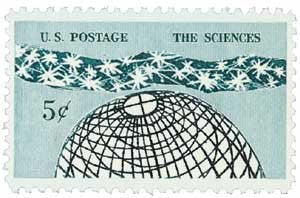 1963 The Sciences Single 5c Postage Stamp - Scott 1237 - MNH,OG cx209