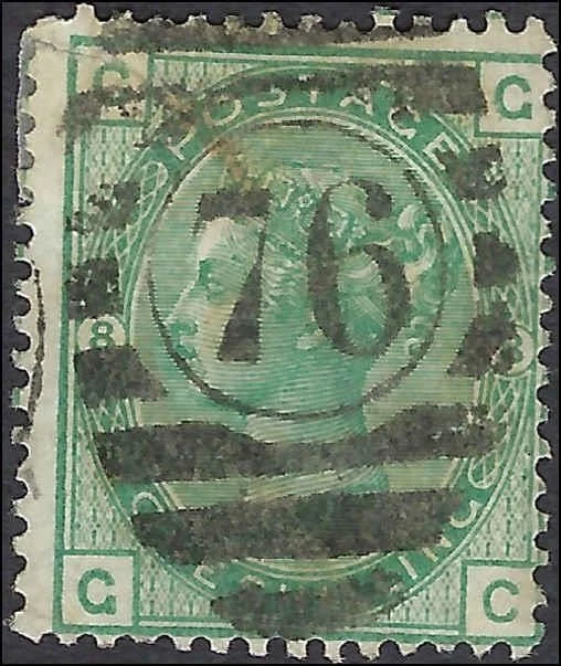 c1873 - Great Britain Scott # 64a, Plate# 8 - Cat= $265!