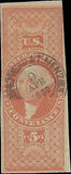 VEGAS - 1862-71 Revenue - Scott R89a Imperf