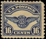 c1923 - Scott C5 16c Airmail Stamp - MH, OG - Solid