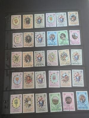 1981 Royal Wedding British Colonies Stamp Collection in Stock Pages - 4 Photos