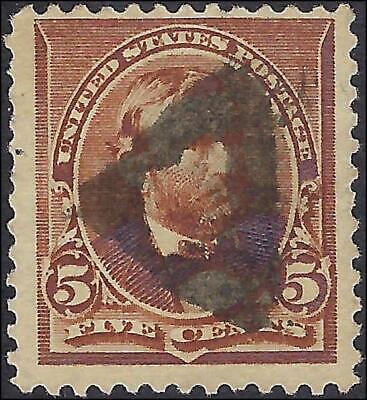 VEGAS - 1890-93 Grant 5c - Scott 223 - Nice Centering! Interesting Cancel