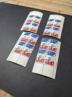 1973 Statue of Liberty Airmail Plate Block Set of 4 34942-34955 - Scott C87 MNH