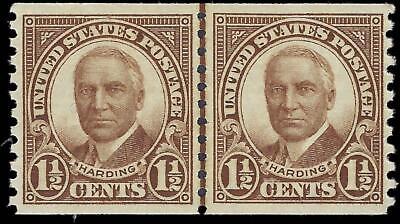 VEGAS - 1930 Harding 1.5c - Scott 686 - MNH, OG Joint Line Pair - XF-Superb!