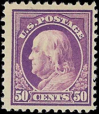 c1917 - USA 50c Franklin - Scott 517 - MH, OG - Fresh!