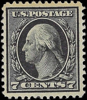 c1914 - Scott 407 7c Washington Stamp (Perf 12) - MNH, OG - Fresh & Well Centered!