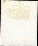 VEGAS - 1887 Postage Due 3c - Scott J17P4 Proof on Card - Some Toning Spots