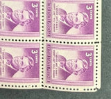 1948 USA Will Rogers 3c Sheet -Scott 975 -MNH, Undisturbed OG -Slight Corner Fl