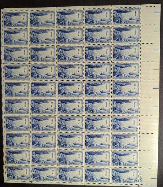 1956 USA 3c Children Sheet -Scott 1085 -MNH, Undisturbed OG - No Sig Flaws