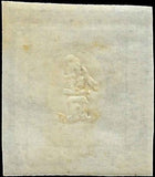 1861 Sardinia Newspaper 1c Stamp - 4 Margins! - Centering! - Sc# P1 - FV641