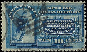 VEGAS - 1888 Special Delivery 10c - Sc# E2 - Good Centering