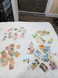 Sizable Lot of International Stamps Some Better - Old & More Modern - 49 Photos