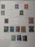 Box of Misc USA Stamps in Stock Books & Album Pages - Much Better! -224 Photos