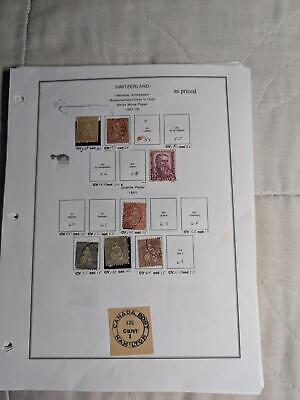 VEGAS - (Mostly) Switzerland Dealer Stock Pages Many Issues! - M&U ~50 Photos!