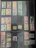 Box of Misc USA Stamps in Stock Books & Album Pages - Much Better! -224 Photos
