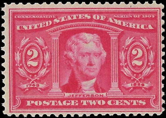 1904 USA Louisiana Purchase 2c - Scott 324 - MNH, OG - Fresh!