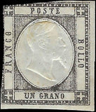 1861 Two Sicilies, Italy 1g Stamp - Sc# 21 - Mint, No Gum -Cat= $310!