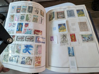 Loaded with Stamps Statesman Album with P.R. China!, Russia & More - 229 Photos
