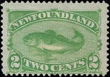 c1880 Newfoundland, Canada - Sc# 46 - MH with Gum - Solid
