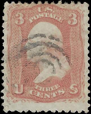 VEGAS - 1861 USA Washington 3c, Sc# 65- Solid - FV884