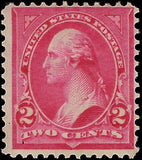c1895 - Scott 267 2c Washington Stamp - MH, OG