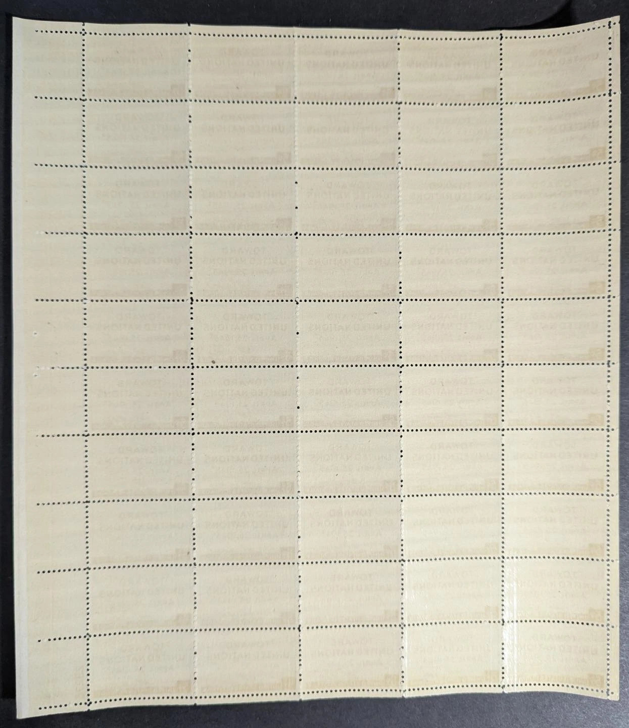 1945 USA United Nations 3c Sheet -Scott 928 -MNH, Undisturbed OG - No Sig Flaws